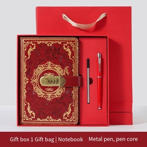 Diario con Password Fangda A5 in Pelle Retrò, Carta Spessa di Alta Qualità, Rilegatura Resistente, Agenda Personale per Scuola - Product Image 5