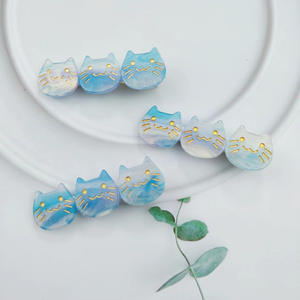 Set di Accessori per Capelli con Tre Simpatici Gatti in Acetato, Nuova Collezione - Product Image 3