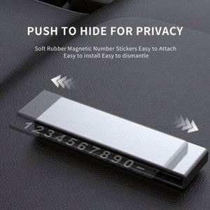 Placa de Matrícula Metálica de Alta Calidad para Coche - Señalización Vehicular Duradera con Números Ajustables e Información de Contacto - Product Image 3