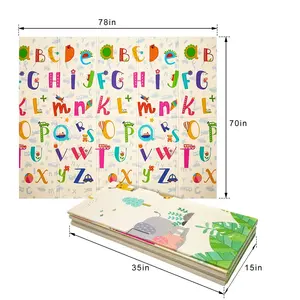 Vente chaude 2cm bonne qualité XPE matériau doux sol mousse enfants Puzzle exercice pour bébé tapis de jeu