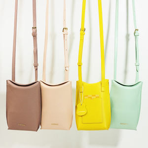 New Candy Color Fashion Design Leather Women <strong>Shoulder</strong> <strong>Bag</strong> Cross Shaped <strong>Mobile</strong> <strong>Phone</strong> <strong>Bag</strong> - Product Image 6