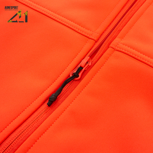 Veste coupe-vent orange pour homme Aonesport, imperméable, col montant, fermeture éclair, veste de sport d'extérieur - Product Image 5
