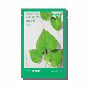 INNISFREE Feuille de masque d'énergie Heartleaf 1P Masques faciaux de haute qualité - Product Image 2