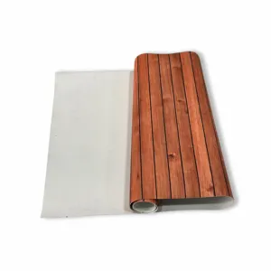 High Quality PVC Faux Teak Deck Flooring Mats For Marine/ Boat Floor/RV Floor