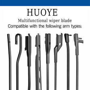 HUOYE pièces automobiles de haute qualité <span class=keywords><strong>essuie</strong></span>-glaces <span class=keywords><strong>avant</strong></span> multifonctionnels OEM adaptés <span class=keywords><strong>pour</strong></span> SKODA AUDI matériau en caoutchouc naturel - Product Image 6