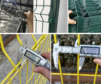Panneau de treillis métallique soudé en acier galvanisé à maille hollandaise, plié et soudé en 3D sur mesure, pour périmètre de jardin, ferme et usage commercial