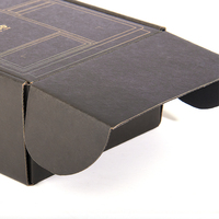 Caja de envío de cartón corrugado biodegradable personalizada, carpeta de papel de regalo de Navidad para embalaje de joyería