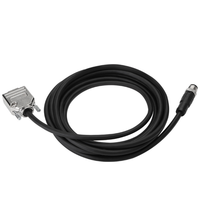 Arnés RS232 RS485 de Alta Calidad, Conector M12 a DB9, Conector de Aviación M12 de 5 Pines a D-sub de 9 Pines, Cable VGA