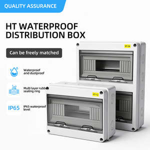 Boîtier de distribution étanche IP65 pour montage en surface en ABS/PC, boîtes électriques extérieures ESON HT - Product Image 3