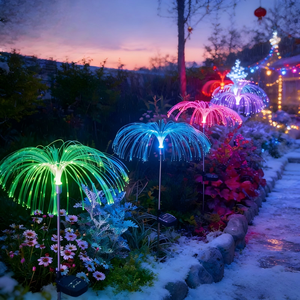 Lampe LED solaire IP65 étanche à piles, petite lampe hortensia avec té<span class=keywords><strong>l</strong></span>écommande, angle de faisceau 360°, autonomie 12-15 heures pour <span class=keywords><strong>jardin</strong></span> extérieur - Product Image 6