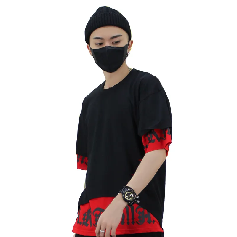 Oversized T-Shirt Unisex Hot Products Personality Trendy Men's T-Shirts Skull Print Casual Couple Short Sleeves
