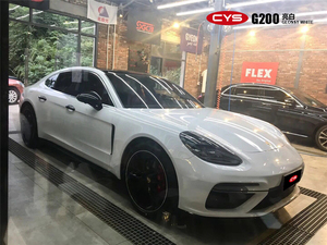 Garantía 1,52*18m Tamaño Piano Negro Blanco Super Brillante Vinilo Envoltura Coche - Product Image 6