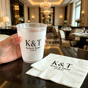 Vasos Desechables de Plástico Transparente con Tapa para Postres, Té de Burbujas y Café, de 8oz, 10oz, 12oz, 16oz, 24oz y 32oz, con Impresión de Logotipo Personalizado, Película de Sellado de PP/PET - Product Image 1