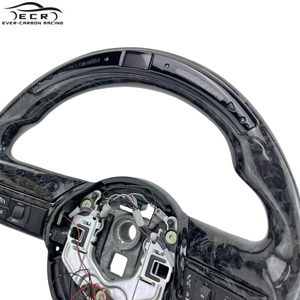 Volant de direction en fibre de carbone forgé personnalisé de haute qualité Ever-Carbon Racing ECR avec LED pour Chevrolet <span class=keywords><strong>Camaro</strong></span> 2010 - Product Image 2