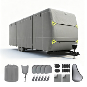 Housse de camping-car Bestway 7 plis en tissu non tissé, imperméable, résistante, avec protection UV, protection quatre saisons, entrée par fermeture éclair - Product Image 1