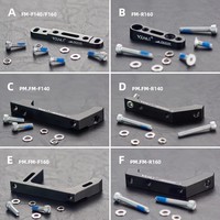 Adaptador de Freno de Disco para Bicicleta VXM, Aleación de Aluminio de Alta Precisión con Acabado Anodizado, Repuestos Delanteros y Traseros