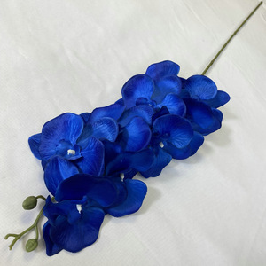Fleur d'orchidée artificielle à impression 3D Real Touch pour décoration de mariage, 9 têtes, fleur de décoration Phalaenopsis - Product Image 5
