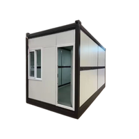 Auvent extérieur détachable et pliable pour conteneur, offrant un espace de repos et de loisirs extérieur indépendant supplémentaire