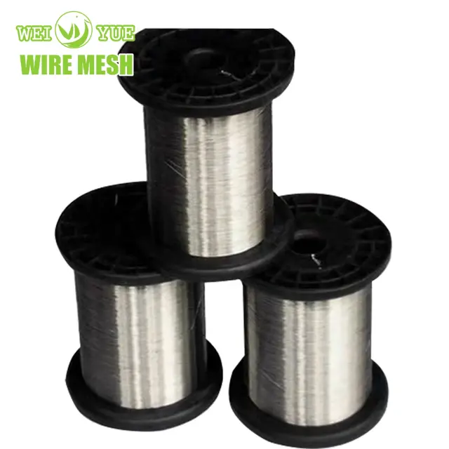 304/304L/316/316L Stainless Steel Wire Roll 73 Micron Stainless Steel Ultra Fine Wire For Weaving Nets