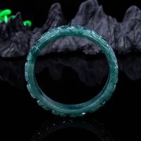 Bracelet en jade véritable, pierre bleue naturelle, avec certification, pour femme, accessoire de mode, bijoux en jade.