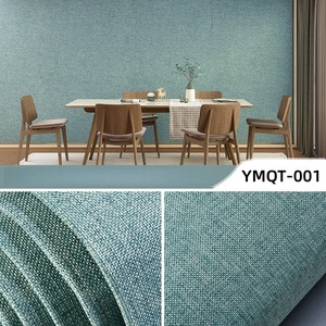 Decoración de Pared para Sala de Estar, Tela de Lino Autoadhesiva, Papel Tapiz de Espuma XPE sin Costuras - Product Image 2