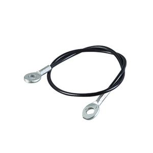 Cable de gimnasio recubierto de vinilo negro galvanizado, cuerda de alambre de acero con bola de nailon, polea de nailon de repuesto, Cable de gimnasio - Product Image 2