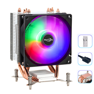Refroidisseur silencieux S400 [dédié à la carte mère 2011] Quatre tubes en cuivre X79/X99 Radiateur CPU fileté avec éclairage LED RGB Haute performance - Product Image 1