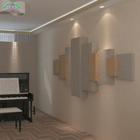Module d'absorption acoustique basse fréquence, combinaison pour hôtels et appartements, conception de modèle 3D, capacités de solutions graphiques, écologique 0.4