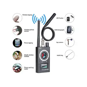 Produsen detektor sinyal kamera tersembunyi K18, pemindai Bug Anti mata-mata GPS GSM RF K18 detektor sinyal