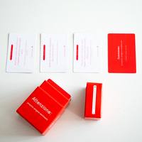 Cartes de jeu personnalisées très vendues, adaptées aux rassemblements, aux fêtes, aux jeux de société, cartes imperméables