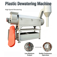 Machine centrifugeuse de déshydratation des flocons de bouteilles en HDPE, sécheuse centrifugeuse pour plastique destinée au recyclage