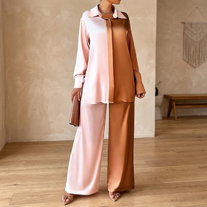 Bloc de couleur en vrac personnalisé printemps automne deux pièces 2026 - Product Image 3