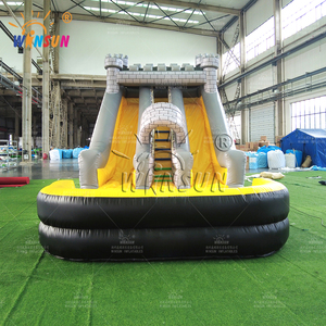 WINSUN Tobogán Acuático Inflable Comercial <span class=keywords><strong>con</strong></span> <span class=keywords><strong>Piscina</strong></span>, Castillo Inflable, <span class=keywords><strong>Alquiler</strong></span> para Fiestas al Aire Libre para Niños - Product Image 2