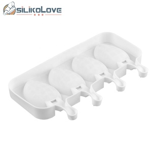 แม่พิมพ์ซิลิโคนรูปมะม่วง 4 ช่อง สำหรับทำไอศกรีมแท่งแบบโฮมเมด - Product Image 5