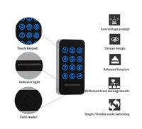 Udohow Écran tactile électronique Serrure de tiroir RFID Serrure d'armoire sécurisée électroniquement