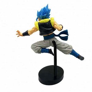 Figurine d'action Super Vegeta de 21 cm, Super Saiyan Blue Hair, figurine Gogeta, modèle Broly, poupée jouet - Product Image 4