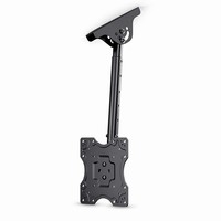 Soporte de Techo Comercial para TV, para Restaurante, Bar, Gimnasio, Clínica, de 17 a 42 Pulgadas, Acero Resistente, Carga de 75 Libras, VESA 200x200