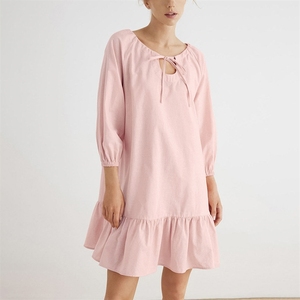 <span class=keywords><strong>Ensemble</strong></span> de pyjamas personnalisés en satin pour femmes en soie populaires de printemps pyjamas de nuit vêtements de nuit pour femmes 2024/ - Product Image 6