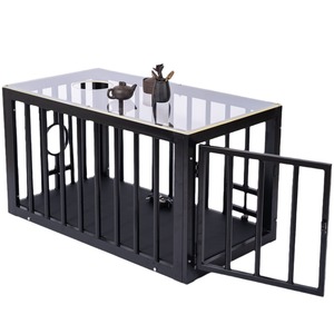 Jaula de Hierro para BDSM, Recinto de Entrenamiento de Bondage, Estilo Mesa de Centro, Muebles Sexuales para Adultos, Accesorios para Habitación, Entrenamiento Erótico para Parejas, Negro - Product Image 4
