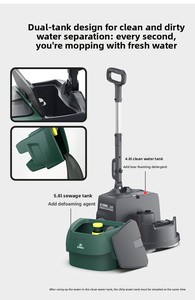 Professional School Floor Scrubber <b>Machine</b> With Smart Control, <b>Walk</b> Behind Industrial Ultra-Lightweight & Ergonomic the Compact - Product Image 1