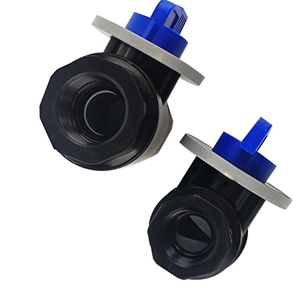 NPT valvola a sfera manuale CPVC V con FPM O-Ring PTFE sede valvola per acqua - Product Image 6