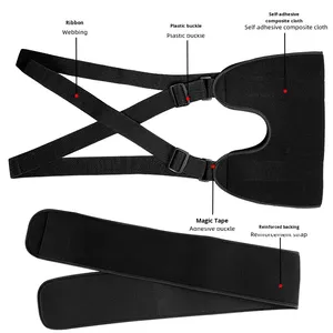 Uyku için kol askısı omuz <span class=keywords><strong>Immobilizer</strong></span> dirsek yaralanması ayarlanabilir kayışlar için sol ve sağ rahat gece desteği uyar - Product Image 3