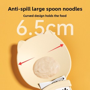 Cucchiaio Dosatore per Cibo per Gatti, Spremibile, Portatile, Ecologico, per Alimenti Umidi e Snack, Design Ergonomico per Viaggi - Product Image 3