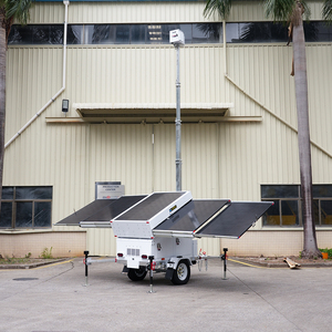 Tour de sécurité mobile alimentée au diesel et à l'énergie solaire avec caméras PTZ doubles 4G sans fil 4K 8MP en acier inoxydable, <span class=keywords><strong>vision</strong></span> nocturne et zoom 30X - Product Image 4