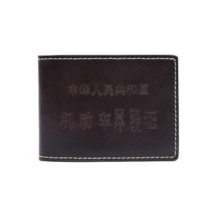 Porta Licencia de Conducir de Cuero Dujiang, Cartera para Tarjetas de Cuero Vacuno Genuino, Unisex, Color Sólido, Organizador de Documentos Resistente - Product Image 4