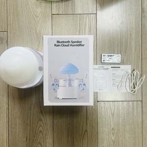 Humidificador de Aire con Luz Nocturna LED, Difusor de Niebla Fría con Forma de Hongo y Nube, USB, para Coche/Mesa, de Plástico - Product Image 6