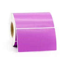 Étiquettes d'emballage imprimées transparentes résistantes aux rayures de haute qualité personnalisées en usine, étiquettes thermiques autocollantes colorées