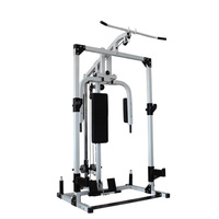 Rack de Potencia Multifuncional de Acero con Banco de Pesas, Soporte para Sentadillas y Máquina de Gimnasio con Cable Cruzado para Uso Comercial