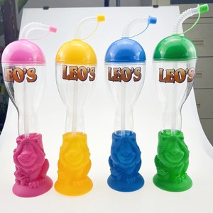 500ml nhựa trong suốt rơm <span class=keywords><strong>cup</strong></span> với leo cơ sở cho Đảng - Product Image 1