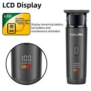 Cortadora de Pelo <span class=keywords><strong>DALING</strong></span> DL-1902, Suministros de Barbería, Máquina Profesional para Cortar el Cabello para Hombres, Recortadora de Alta Velocidad con Pantalla LCD - Product Image 4